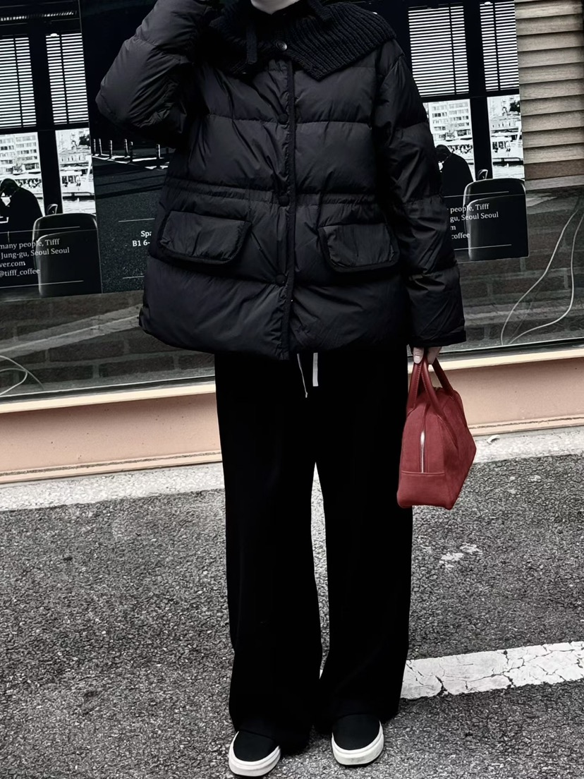 BUTTER-P東大門㊣直郵女裝新品休閑推薦熱賣短款羽絨服填充BUTTER-P短款羽絨服