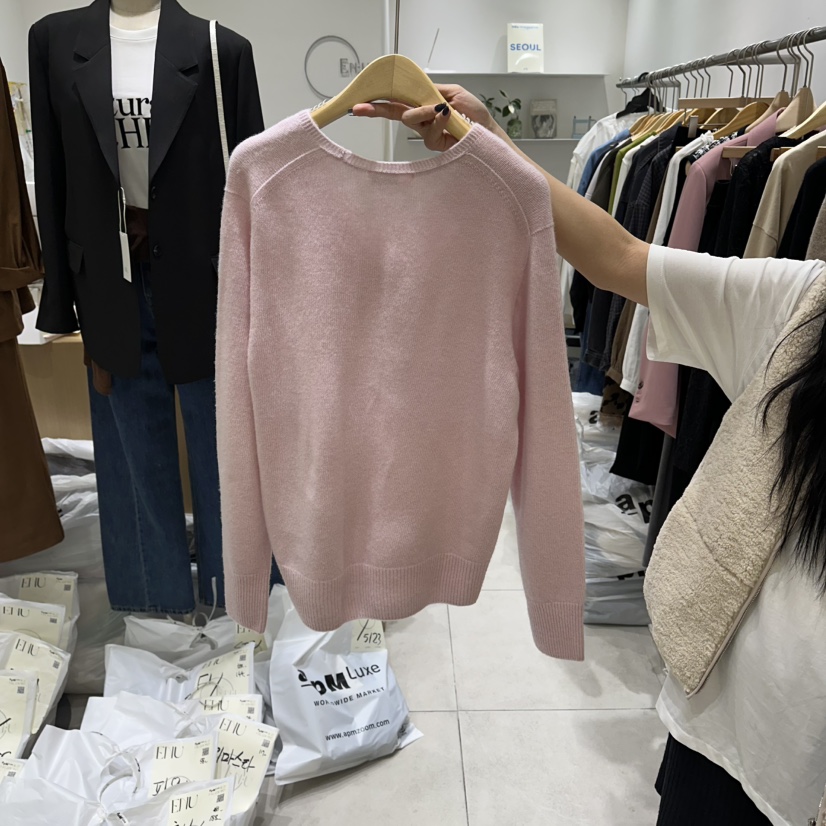 EN.U東大門㊣代購女裝新品職業真品熱賣人氣推薦時尚針織衫EN.U針織衫