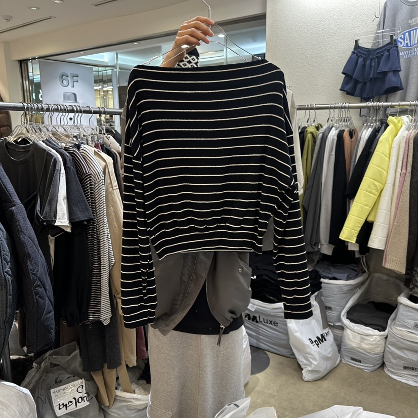 MAGOT東大門㊣代購女士新款真品時尚推薦休閑職業熱賣長袖T恤IIIΛGOT/MAGOT長袖T恤