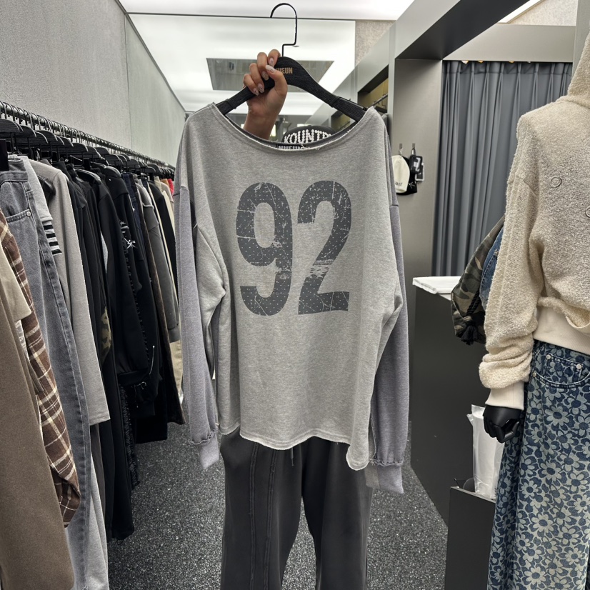 NUEUN東大門㊣代購女裝新款25秋冬時尚推薦熱賣人氣真品衛衣NUEUN/SEEOT衛衣