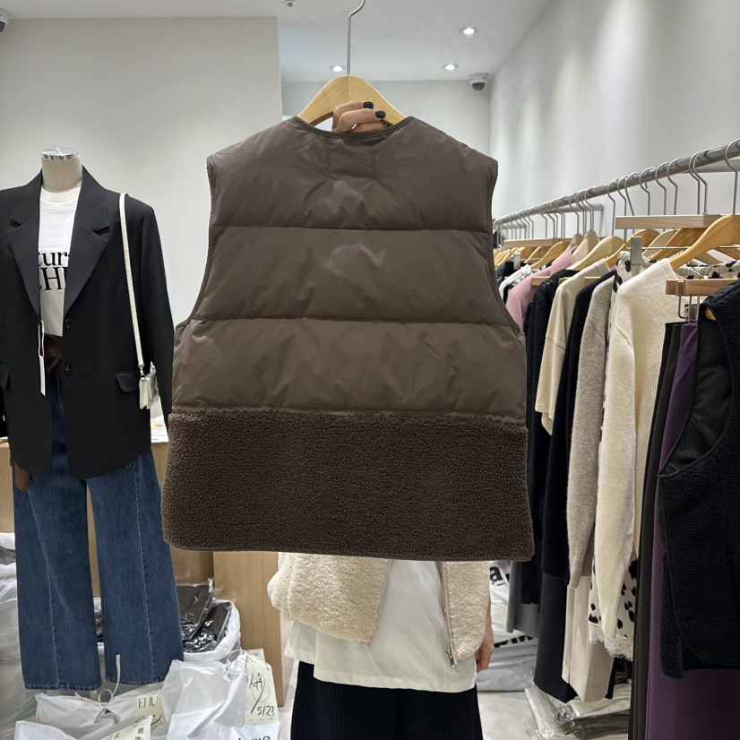 EN.U韓國代購㊣女士新品推薦熱賣休閑人氣25秋冬馬甲不含內搭EN.U馬甲