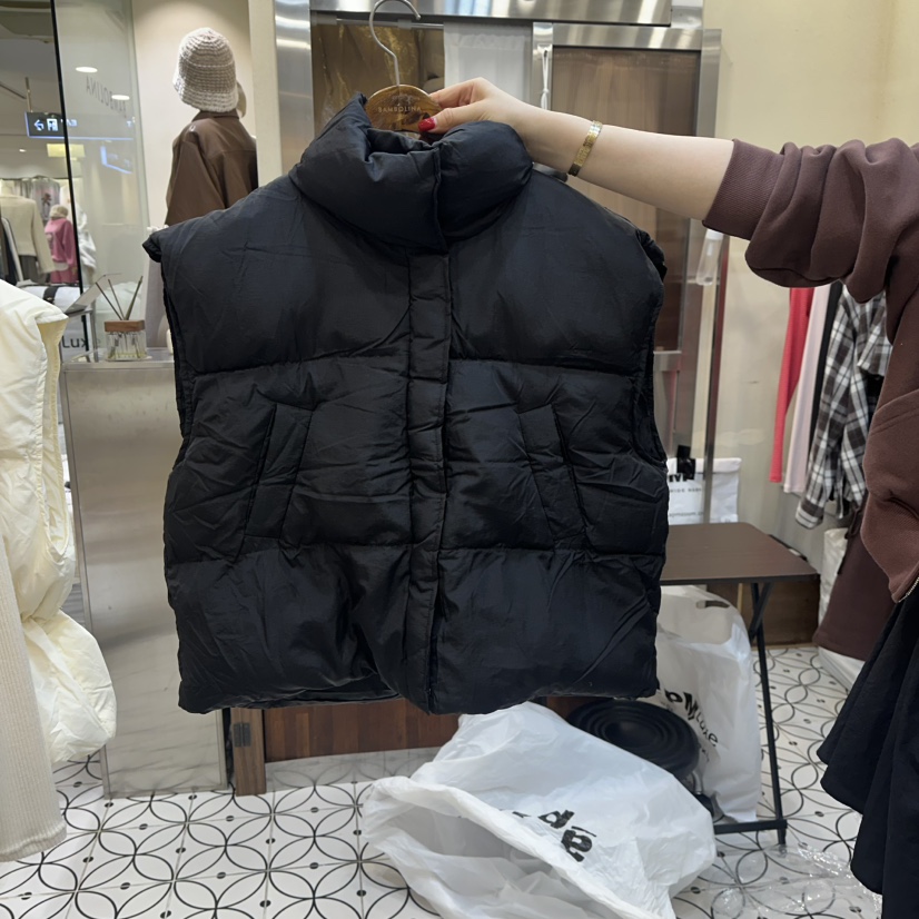 BAMBOLINA東大門㊣代購女士新品推薦休閑熱賣時尚職業馬甲填充BAMBOLINA馬甲圖色2