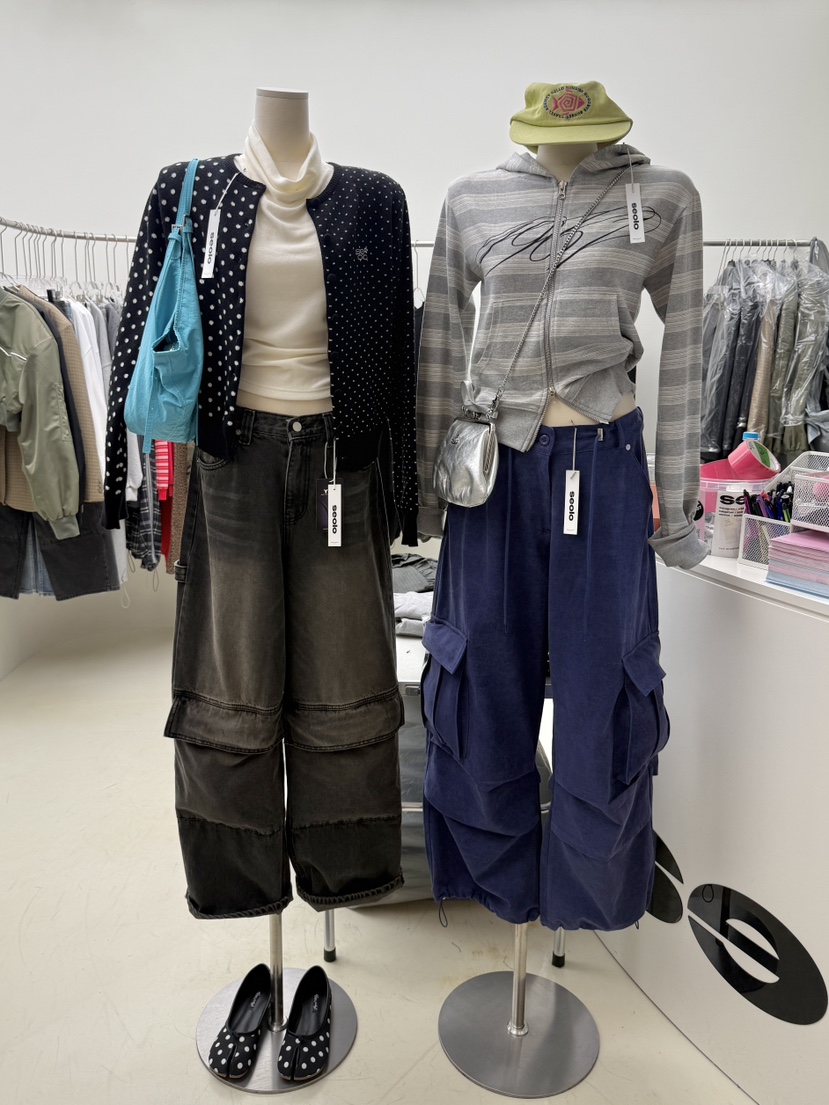 SEOLO東大門㊣代購女裝新款真品休閑25秋冬人氣推薦熱賣休閑褲Seolo seoul休閑褲