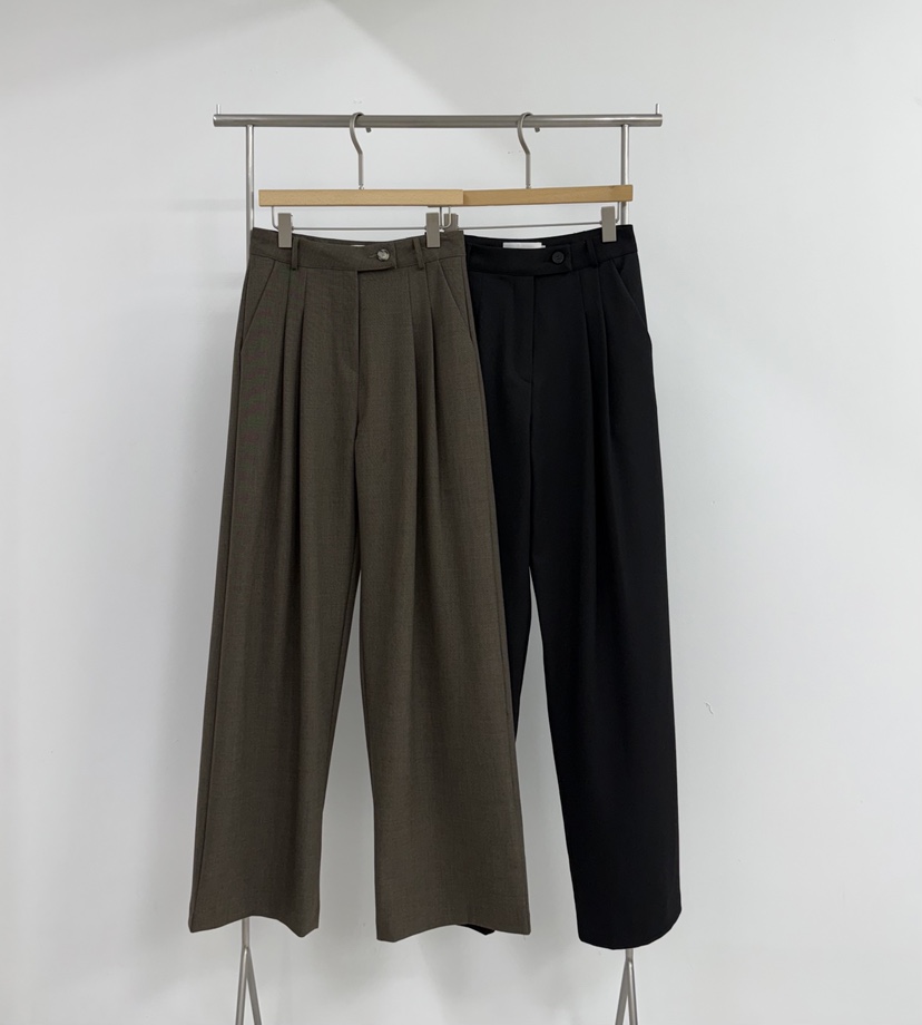 YIKHO STYLE韓國直郵㊣女士新品職業休閑25秋冬正裝褲西褲YIKHO STYLE正裝褲/西褲