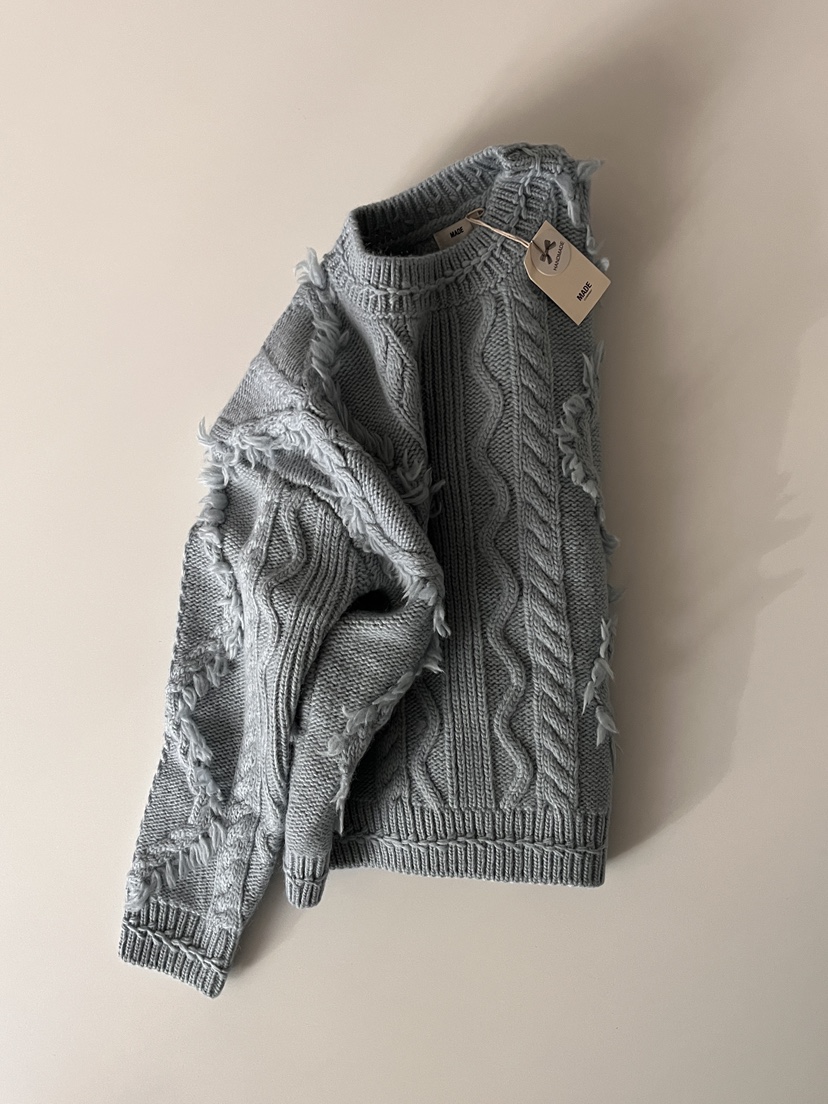 MADE-P東大門㊣實拍女裝新品真品推薦休閑熱賣25秋冬人氣毛衣MADE-P毛衣