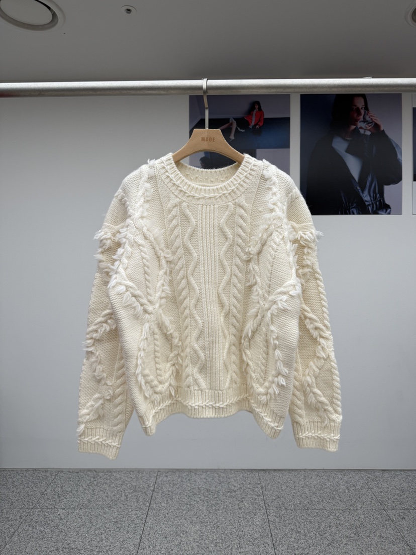MADE-P東大門㊣實拍女裝新品真品推薦休閑熱賣25秋冬人氣毛衣MADE-P毛衣