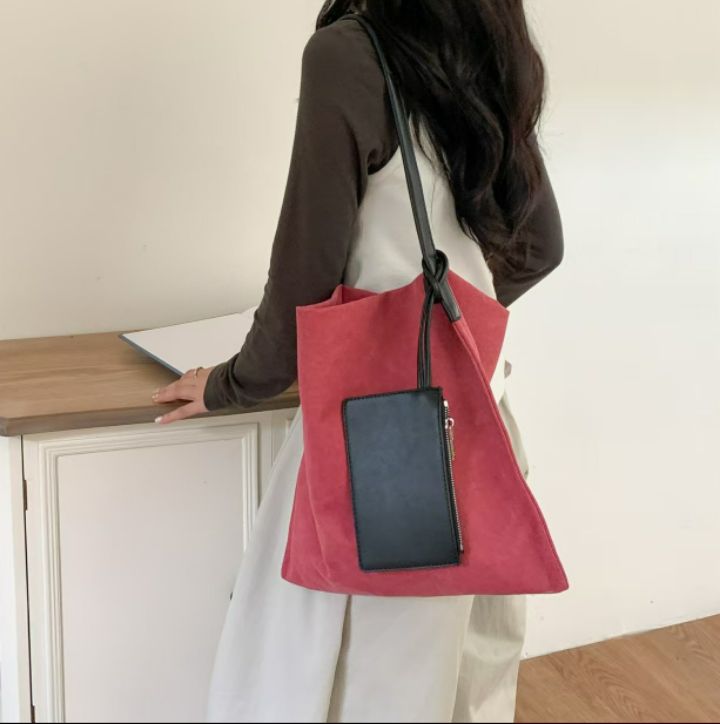 TROUVAILLE東大門㊣代購女士新品熱賣休閑時尚單肩斜跨包帆布TROUVAILLE單肩/斜跨包