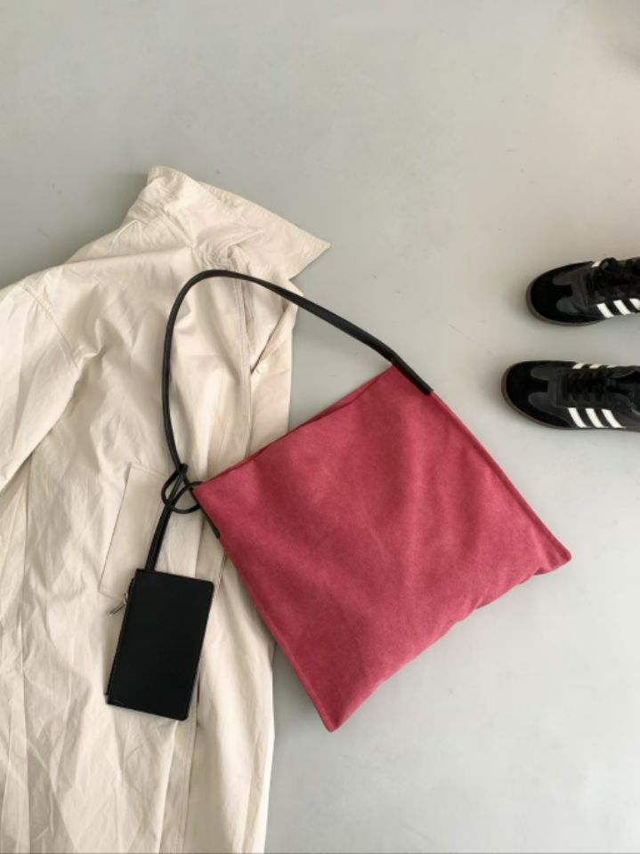 TROUVAILLE東大門㊣代購女士新品熱賣休閑時尚單肩斜跨包帆布TROUVAILLE單肩/斜跨包