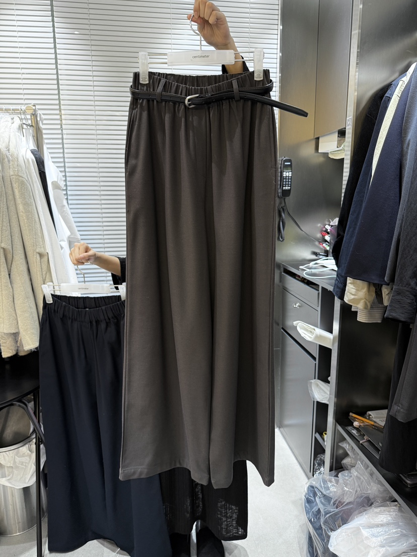 CM韓國代購㊣女裝新品熱賣時尚25秋冬人氣休閑褲不含腰帶羊毛CM_centimeter休閑褲