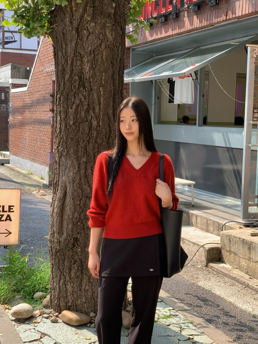 A Flan東大門㊣實拍女士新品熱賣真品休閑人氣職業25秋冬裙褲AFN EDITION裙褲