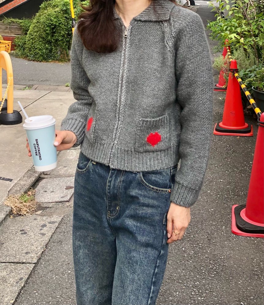 GLAD SOME東大門㊣直郵女裝新款人氣時尚推薦針織衫拉鏈開衫GLAD SOME針織衫