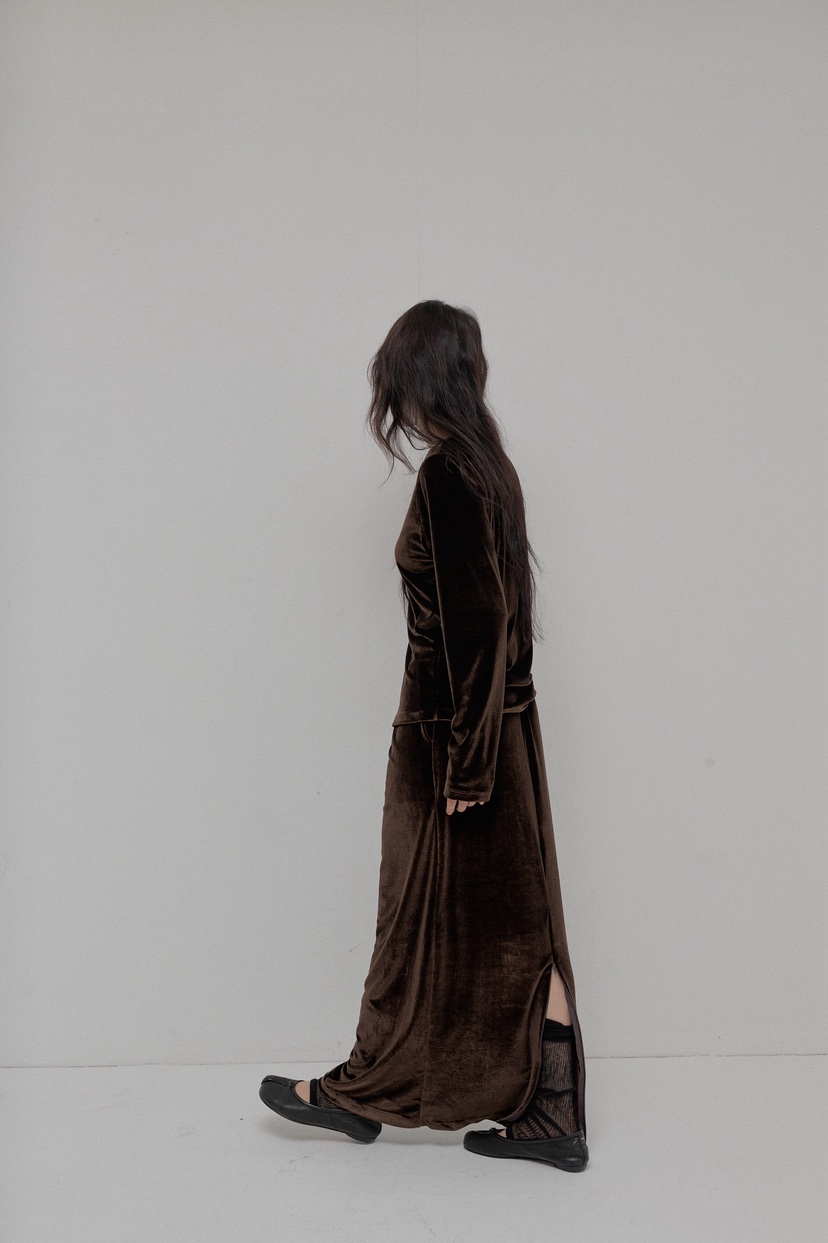 ATHEA東大門㊣代購女士新品真品熱賣25秋冬推薦職業長裙拉鏈ATHEA長裙