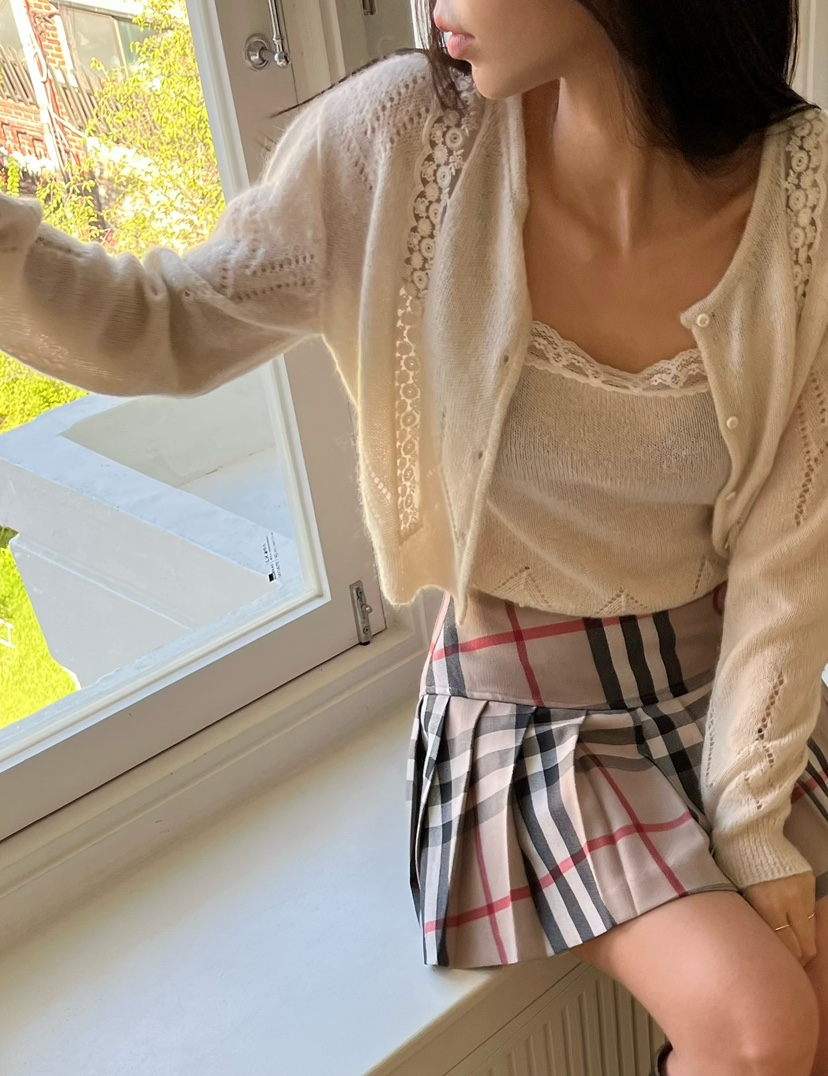 LOVE PULL韓國代購㊣女裝新款時尚熱賣人氣真品職業短裙格紋LOVE PULL短裙