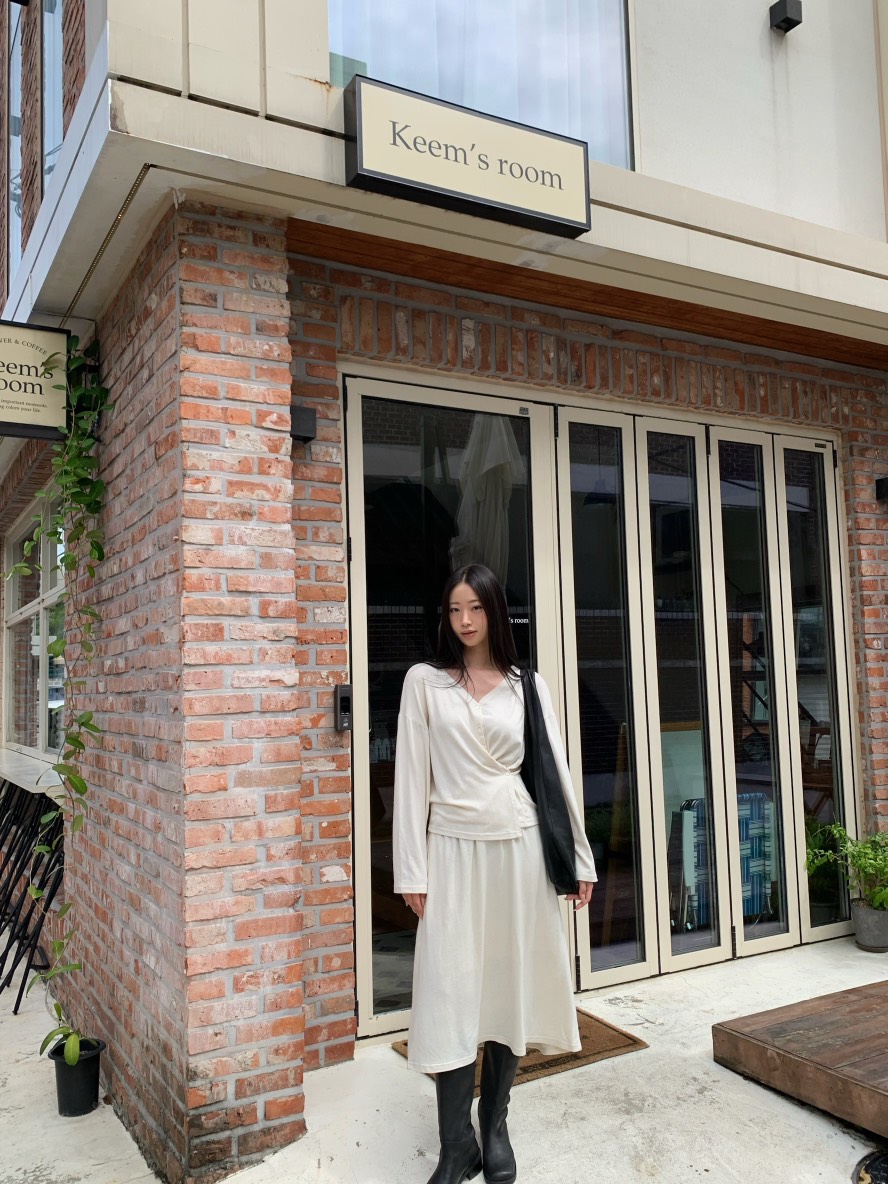 A Flan韓國直郵㊣女裝新品職業真品休閑熱賣半身裙中短裙羊毛AFN EDITION半身裙/中短裙