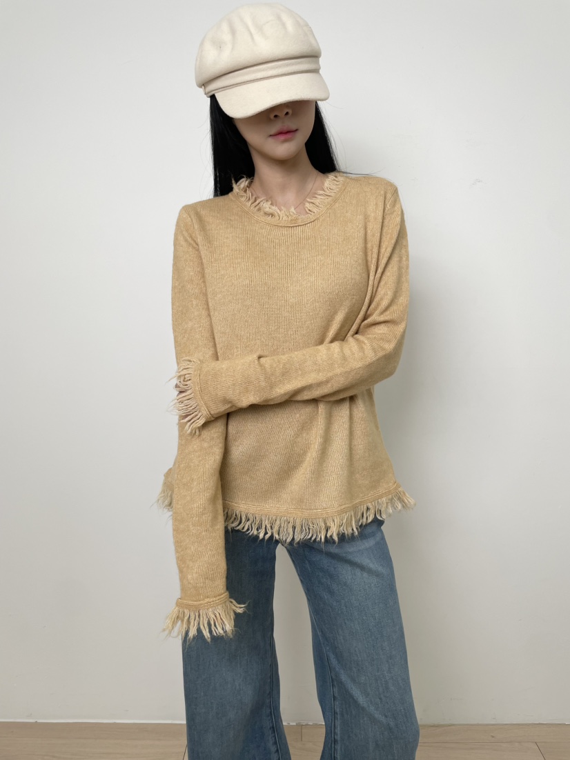 MILLIMETER東大門㊣實拍女裝新品熱賣休閑人氣推薦時尚針織衫MILLIMETER/MGML針織衫