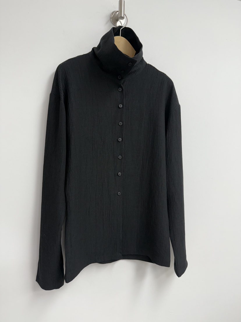 YIKHO STYLE韓國直郵㊣女裝新品休閑職業真品襯衫蕾絲衫褶皺YIKHO STYLE襯衫/蕾絲衫