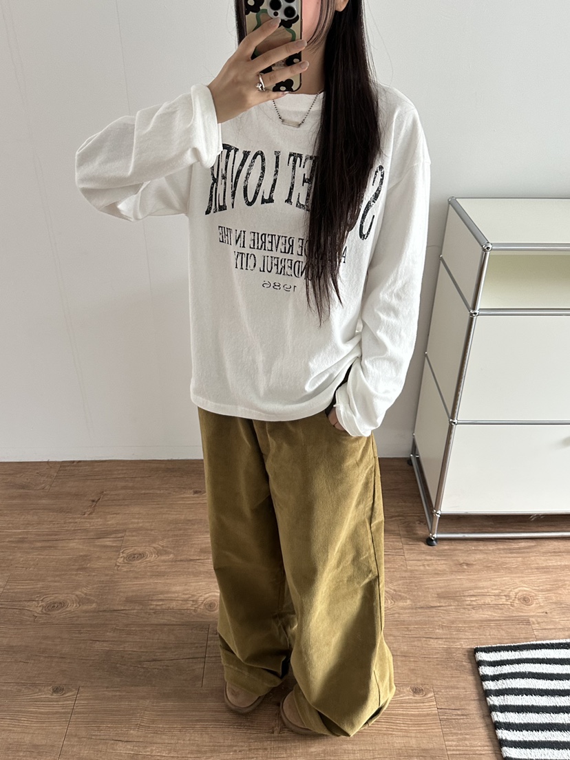 I MFACT東大門㊣直郵女士新品真品熱賣時尚長袖T恤不含腰包I MFACT長袖T恤圖色2