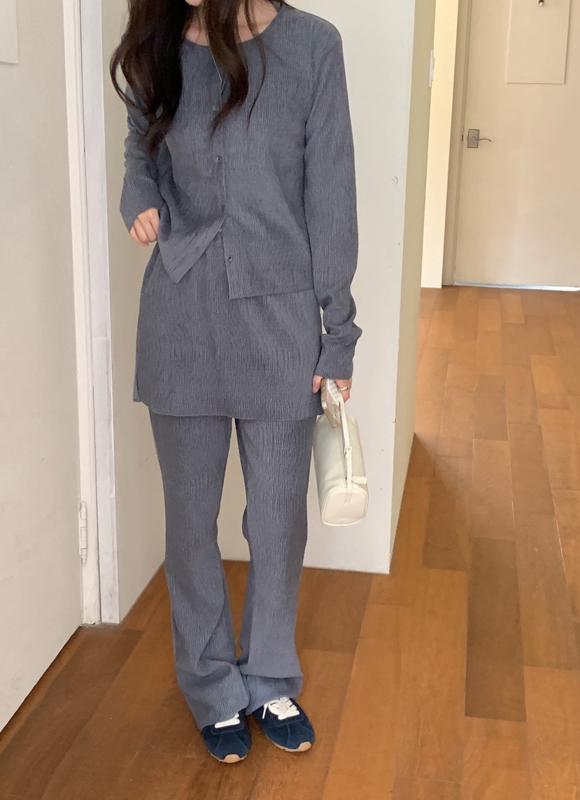 NOTHING東大門㊣代購女士新款時尚25秋冬休閑推薦真品裙褲褶皺NOTHING裙褲