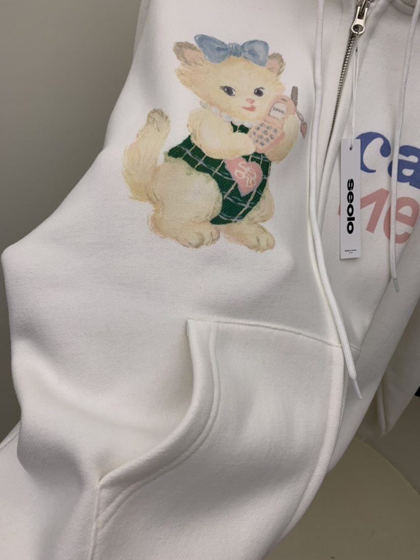 SEOLO東大門㊣代購女裝新品25秋冬推薦時尚熱賣休閑人氣衛衣Seolo seoul衛衣