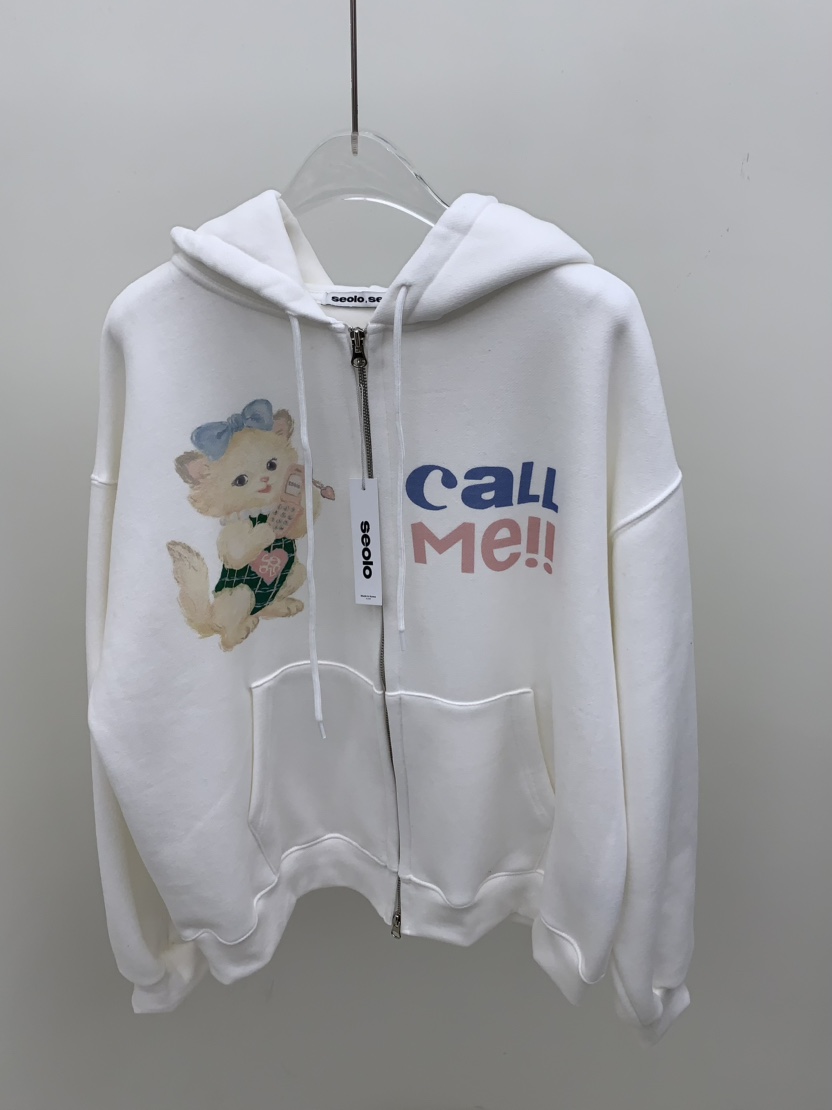 SEOLO東大門㊣代購女裝新品25秋冬推薦時尚熱賣休閑人氣衛衣Seolo seoul衛衣