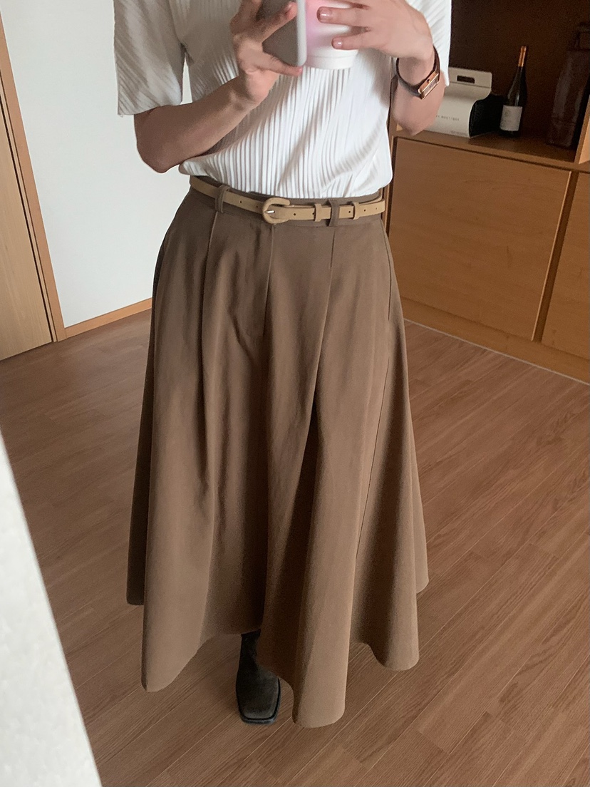 BLEECKER東大門㊣實拍女士新款推薦25秋冬真品職業熱賣長裙棉BLEECKER長裙