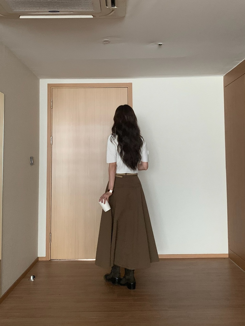 BLEECKER東大門㊣實拍女士新款推薦25秋冬真品職業熱賣長裙棉BLEECKER長裙