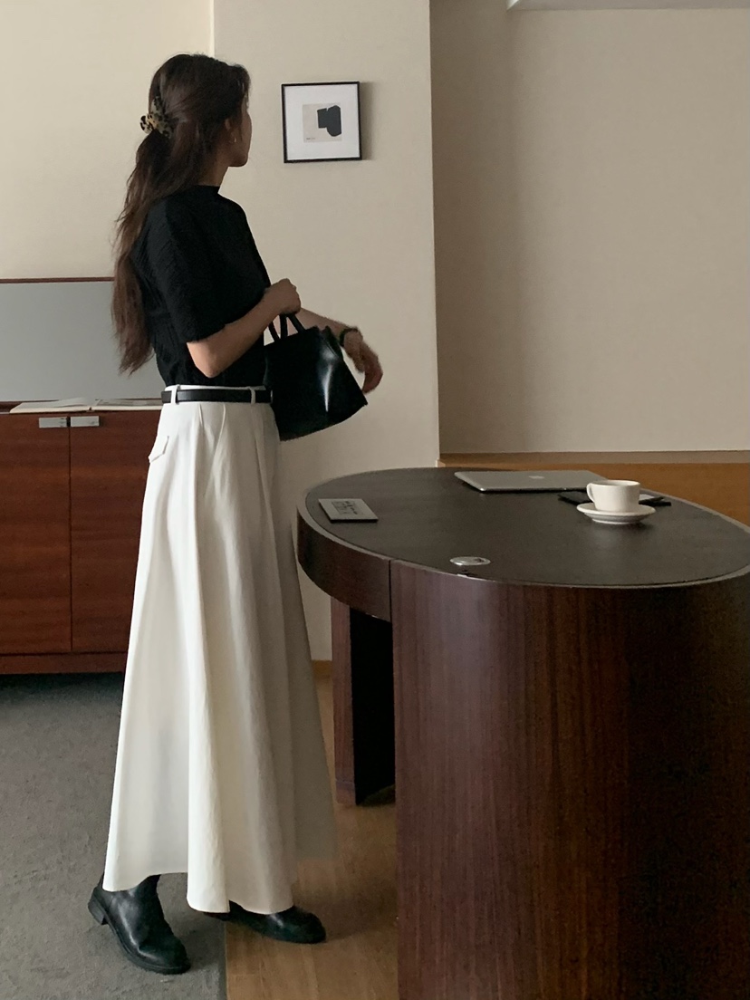 BLEECKER東大門㊣實拍女士新款推薦25秋冬真品職業熱賣長裙棉BLEECKER長裙