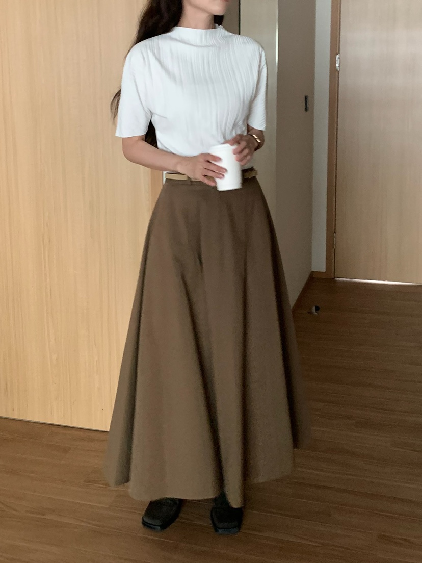 BLEECKER東大門㊣實拍女士新款推薦25秋冬真品職業熱賣長裙棉BLEECKER長裙