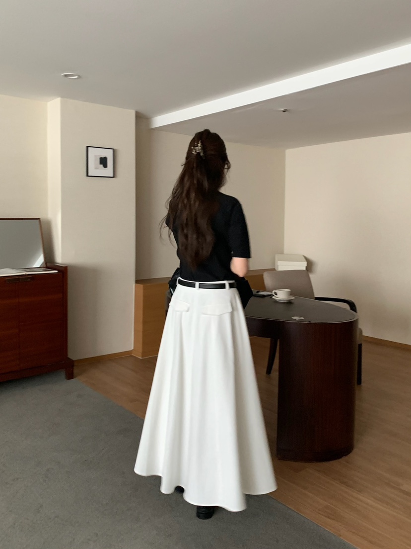 BLEECKER東大門㊣實拍女士新款推薦25秋冬真品職業熱賣長裙棉BLEECKER長裙