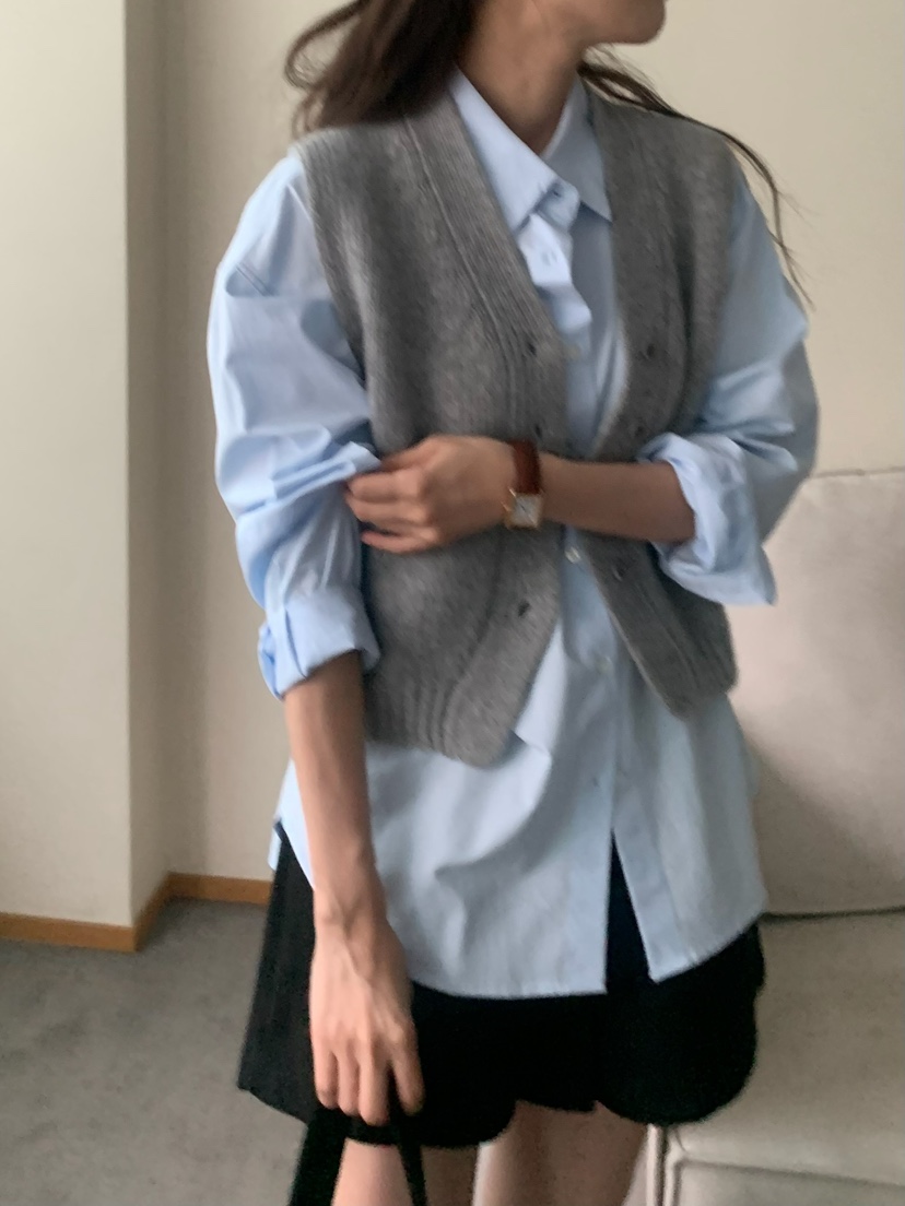 BLEECKER韓國代購㊣女士新品職業時尚休閑真品推薦熱賣馬甲BLEECKER馬甲