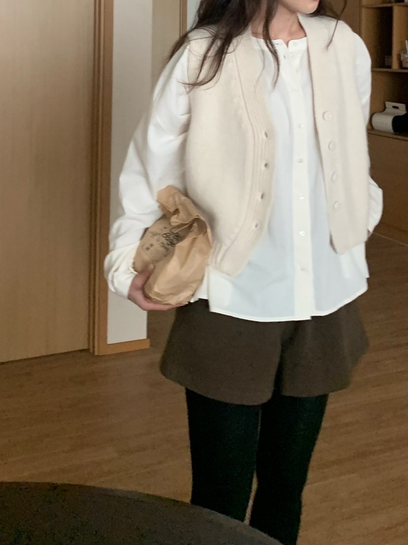 BLEECKER東大門㊣代購女裝新品真品休閑人氣25秋冬短褲人字形BLEECKER短褲