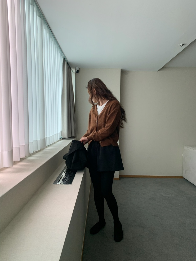 BLEECKER東大門㊣代購女裝新品真品休閑人氣25秋冬短褲人字形BLEECKER短褲