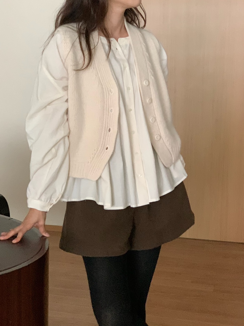 BLEECKER東大門㊣代購女裝新品真品休閑人氣25秋冬短褲人字形BLEECKER短褲