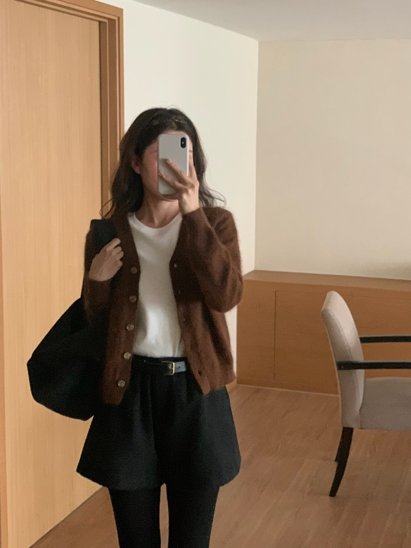 BLEECKER東大門㊣代購女裝新品真品休閑人氣25秋冬短褲人字形BLEECKER短褲