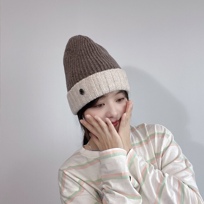 LOVELY HAT韓國代購㊣女裝新款時尚推薦休閑25秋冬人氣帽子LOVELY HAT帽子