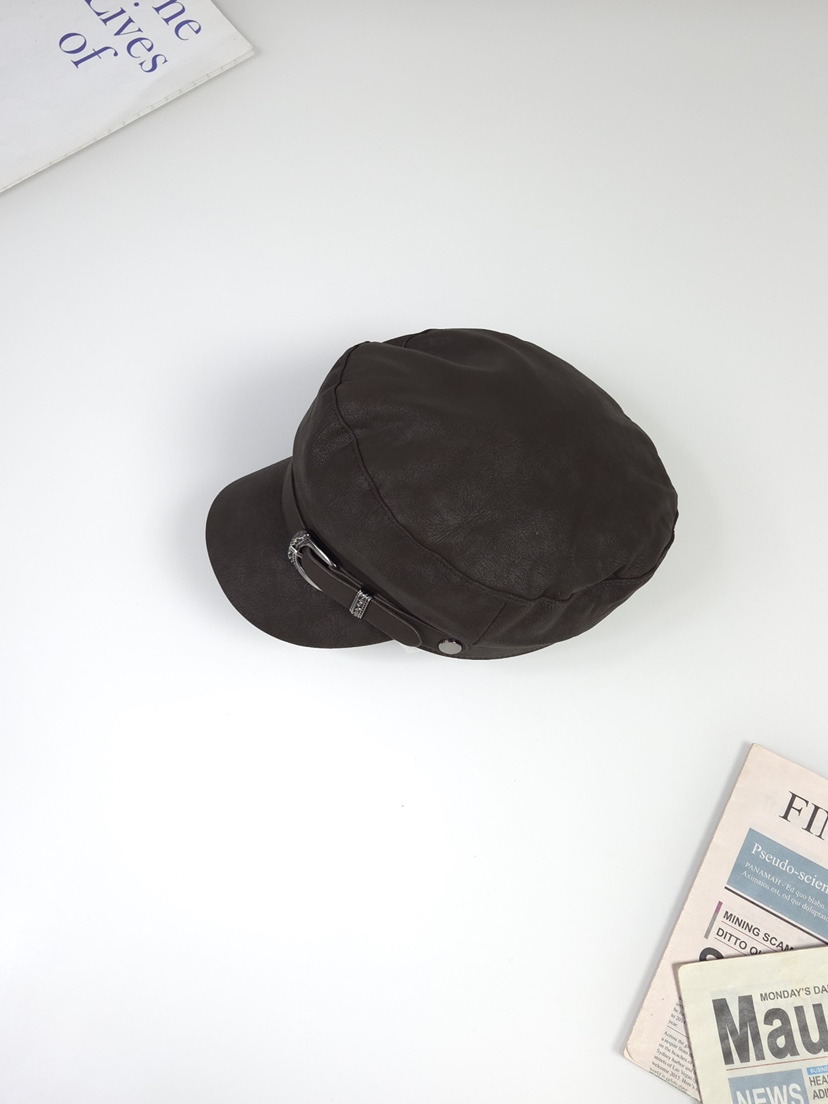 THE HAT-P東大門㊣直郵女裝新品推薦休閑職業25秋冬帽子腰帶THE HAT帽子圖色2