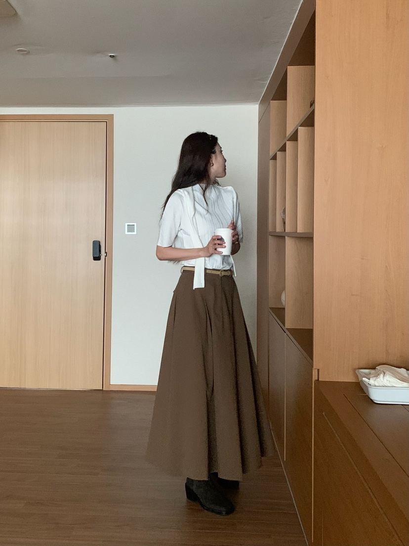 BLEECKER東大門㊣實拍女士新品人氣時尚推薦職業休閑T恤褶皺BLEECKERT恤