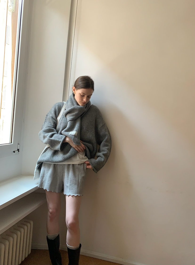 BLEECKER韓國直郵㊣女裝新品職業25秋冬推薦人氣真品圍巾披肩BLEECKER圍巾/披肩