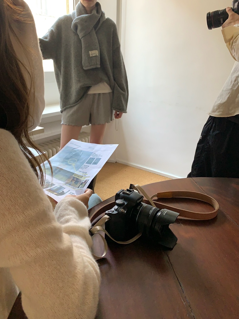 BLEECKER韓國直郵㊣女裝新品職業25秋冬推薦人氣真品圍巾披肩BLEECKER圍巾/披肩