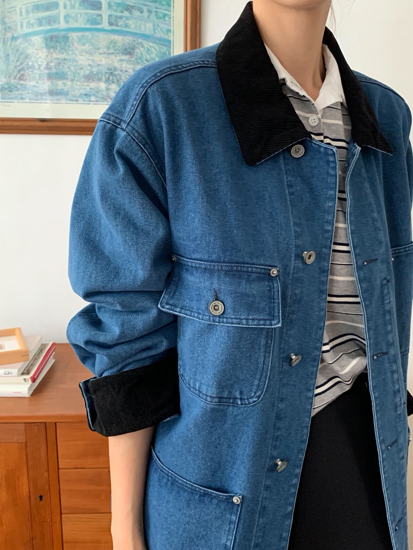 RE:FRESH-L韓國直郵㊣女士新品熱賣時尚休閑真品推薦25秋冬夾克RE:FRESH夾克