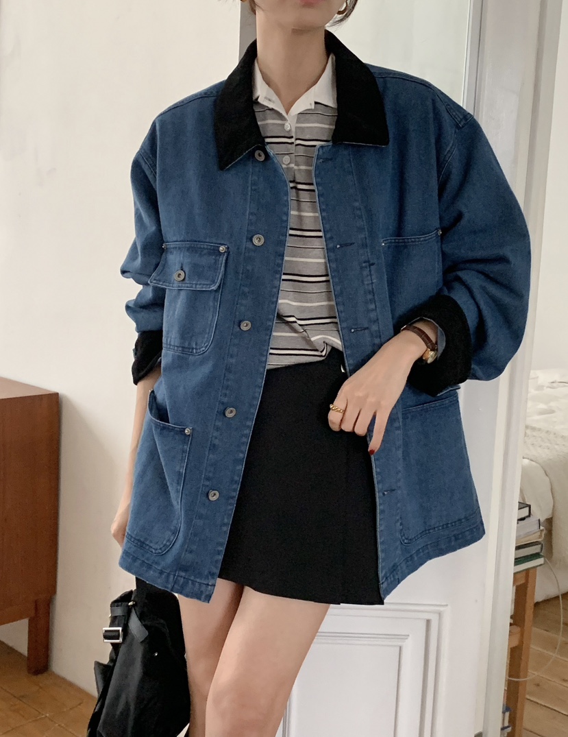 RE:FRESH-L韓國直郵㊣女士新品熱賣時尚休閑真品推薦25秋冬夾克RE:FRESH夾克