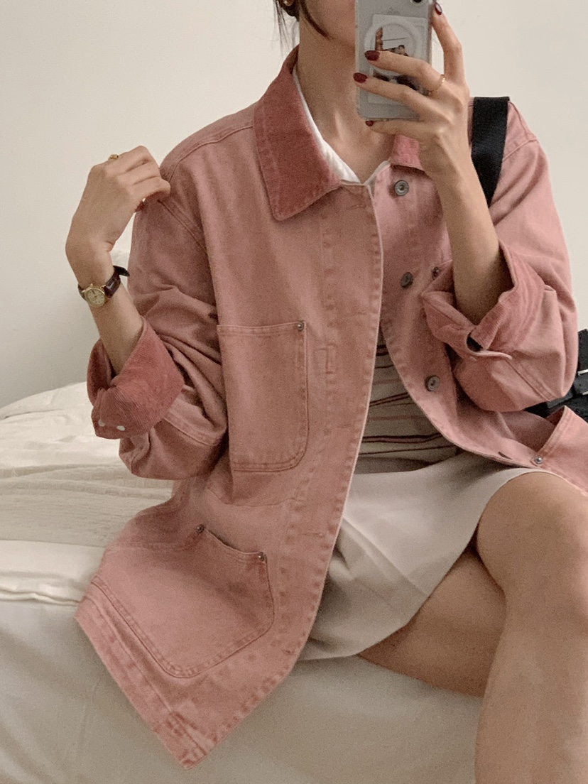 RE:FRESH-L韓國直郵㊣女士新品熱賣時尚休閑真品推薦25秋冬夾克RE:FRESH夾克