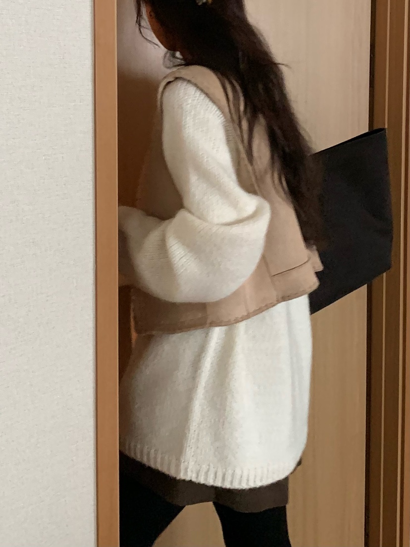 BLEECKER韓國直郵㊣女士新品休閑人氣職業推薦熱賣馬甲絨面革BLEECKER馬甲