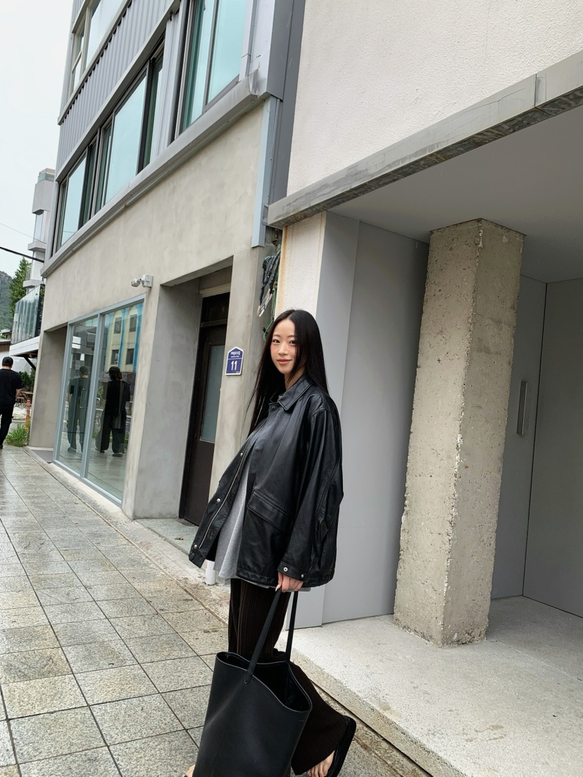 A Flan韓國直郵㊣女士新品職業推薦時尚人氣25秋冬長袖T恤絲綢AFN EDITION長袖T恤