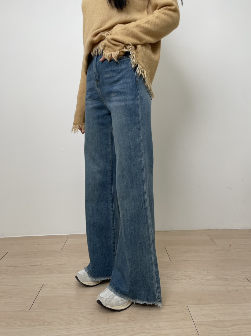 MILLIMETER韓國代購㊣女裝新品人氣推薦25秋冬職業真品牛仔褲MILLIMETER/MGML牛仔褲
