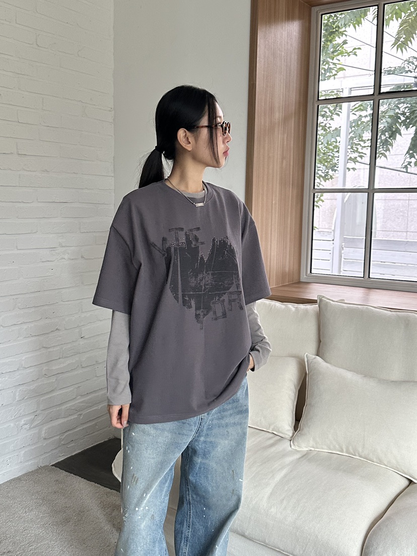 I MFACT韓國直郵㊣女士新品熱賣推薦休閑職業人氣真品時尚T恤I MFACTT恤