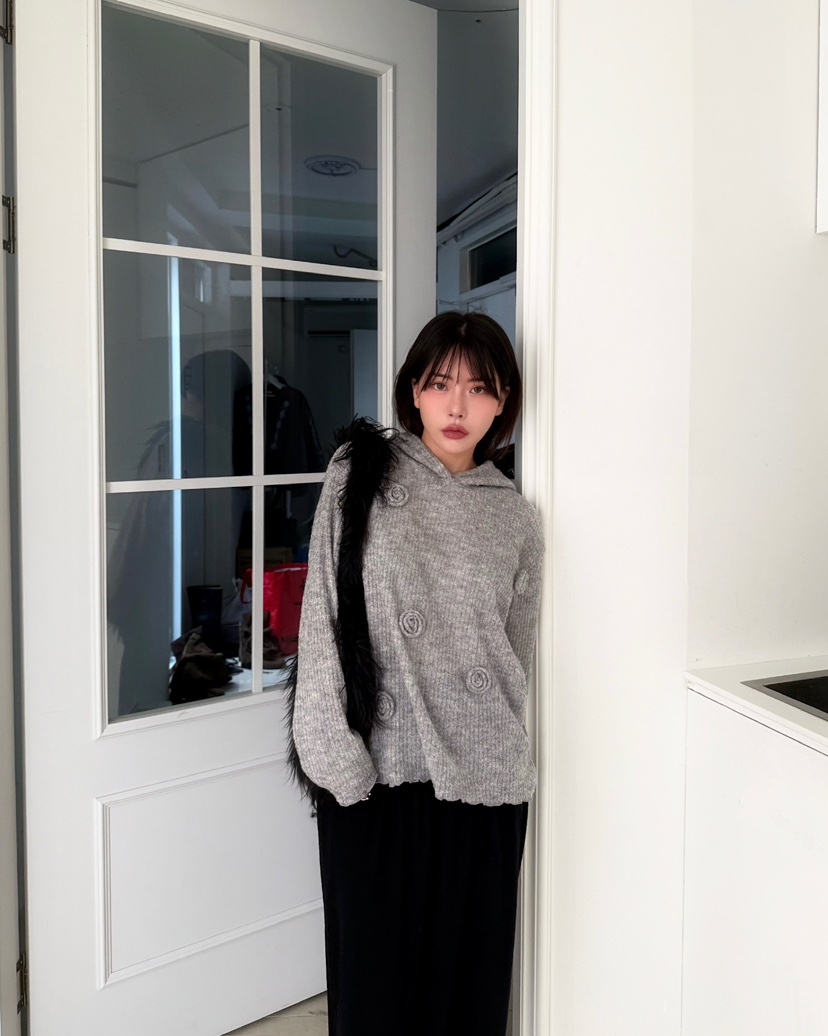 AWESOMESAUCE東大門㊣直郵女士新品職業推薦熱賣休閑針織衫AWESOME SAUCE針織衫