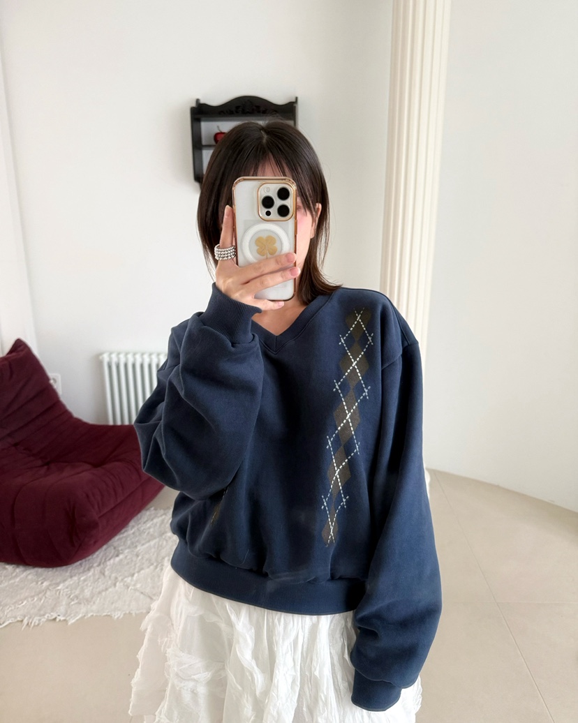 AWESOMESAUCE東大門㊣實拍女士新品職業推薦人氣25秋冬衛衣AWESOME SAUCE衛衣