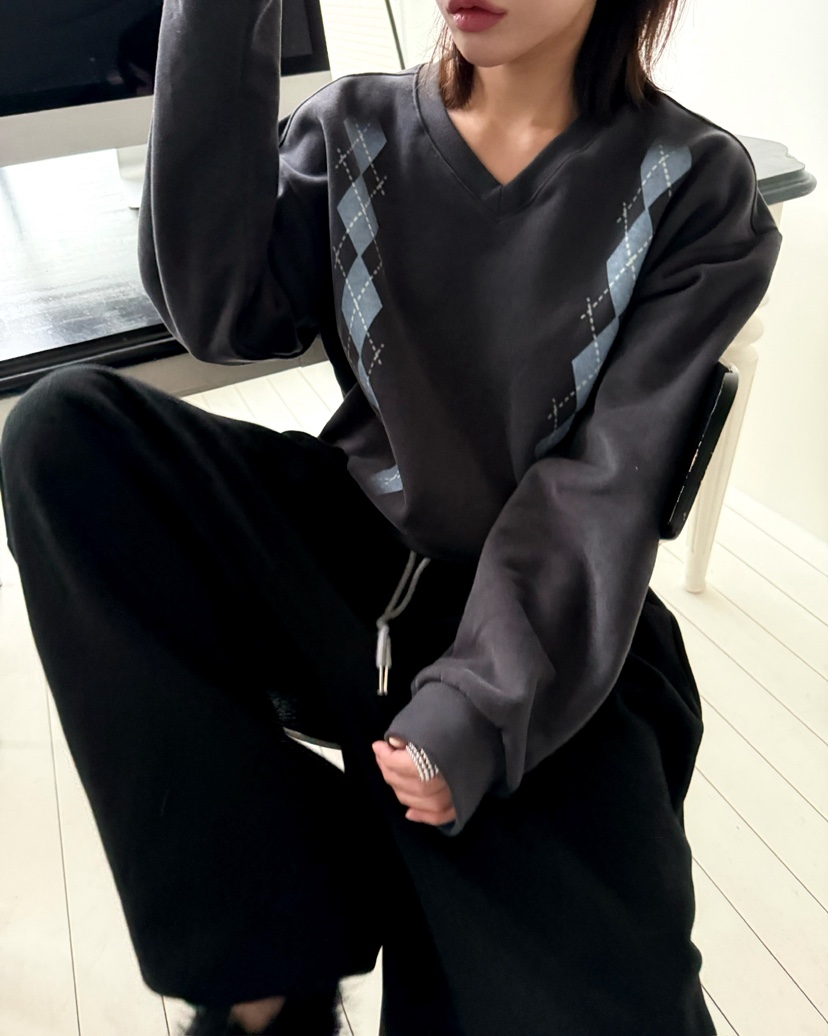 AWESOMESAUCE東大門㊣實拍女士新品職業推薦人氣25秋冬衛衣AWESOME SAUCE衛衣