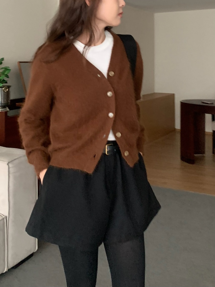 BLEECKER東大門㊣代購女士新款真品職業25秋冬休閑時尚針織衫BLEECKER針織衫
